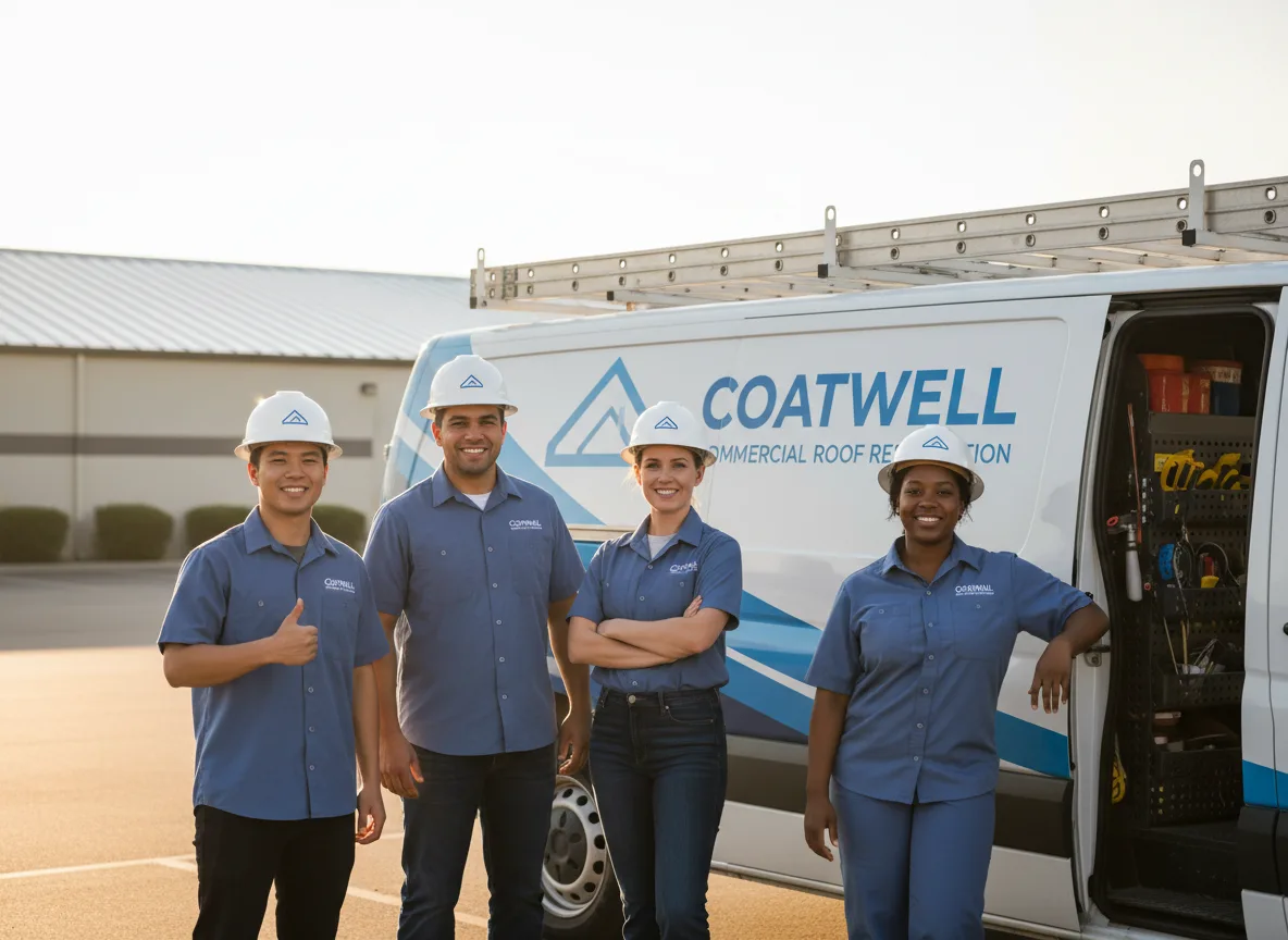 Commercial roof coating company in Wiley, CO